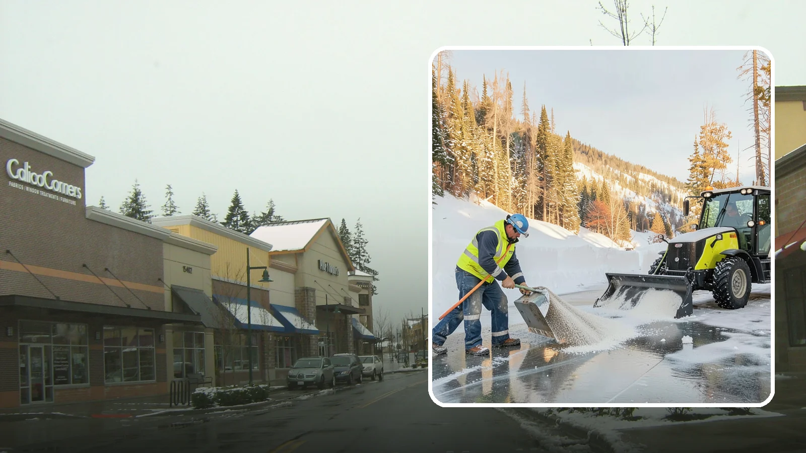 Snow Melter Service in Mill Creek, Snohomish County, WA - Our snow melters convert piled snow to water on site, eliminating hauling on space-limited properties.