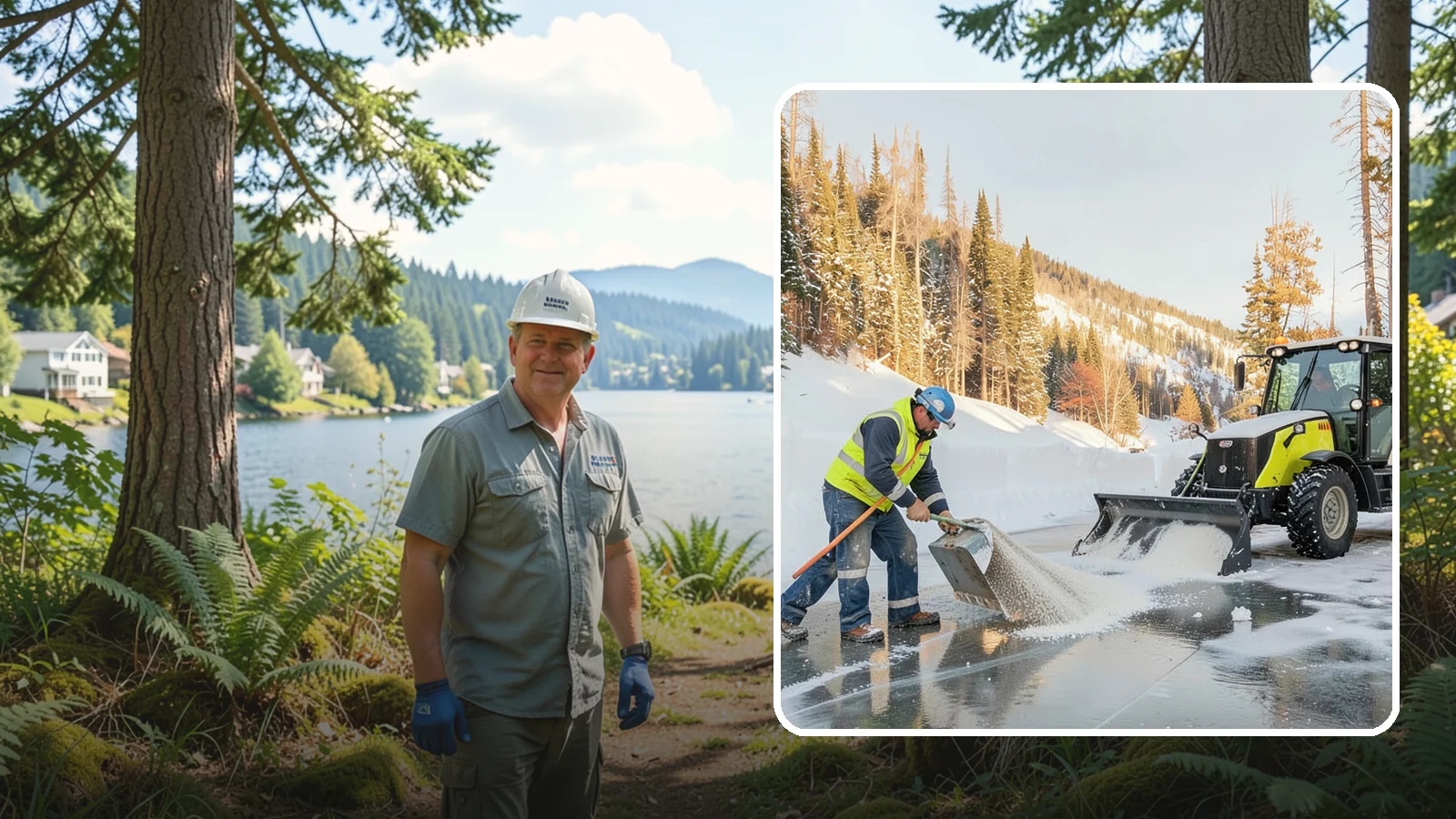 Snow Melter Service in Milton, King County, WA - Our snow melters convert piled snow to water on site, eliminating hauling on space-limited properties.