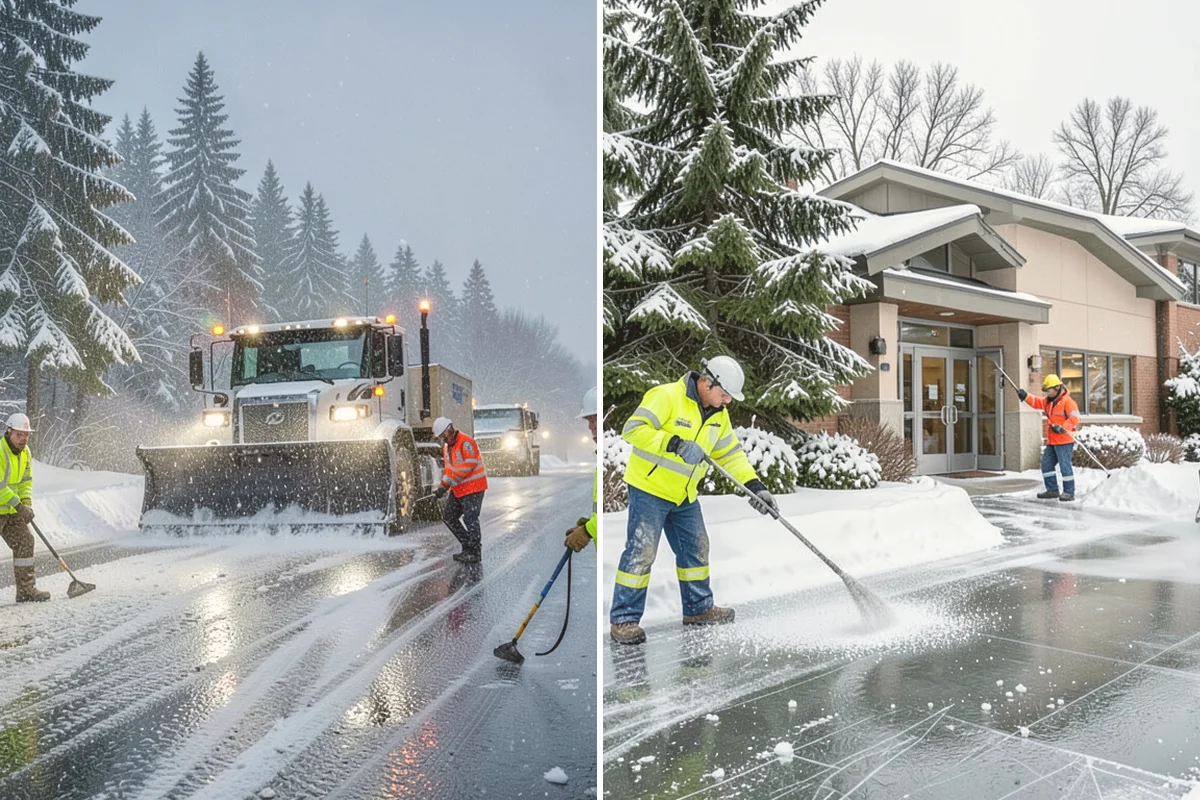 Snow Melter Service in Milton, King County, WA - Position the melter near piled snow and a drainage outlet