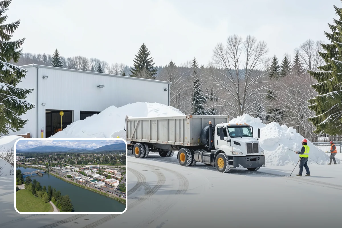 Snow Melter Service in Mount Vernon, Skagit County, WA - On-site conversion of snow to water with no hauling