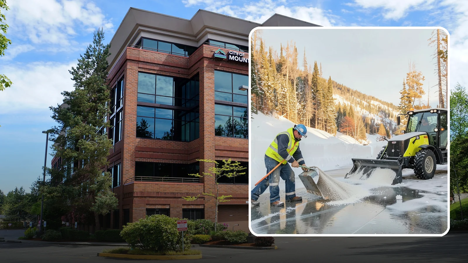 Snow Melter Service in Mountlake Terrace, Snohomish County, WA - Our snow melters convert piled snow to water on site, eliminating hauling on space-limited properties.