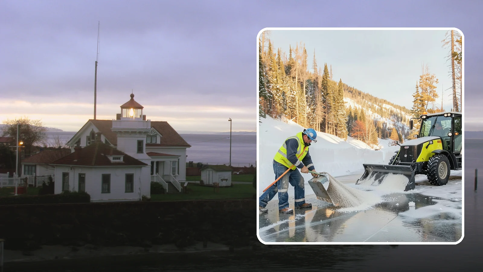 Snow Melter Service in Mukilteo, Snohomish County, WA - Our snow melters convert piled snow to water on site, eliminating hauling on space-limited properties.