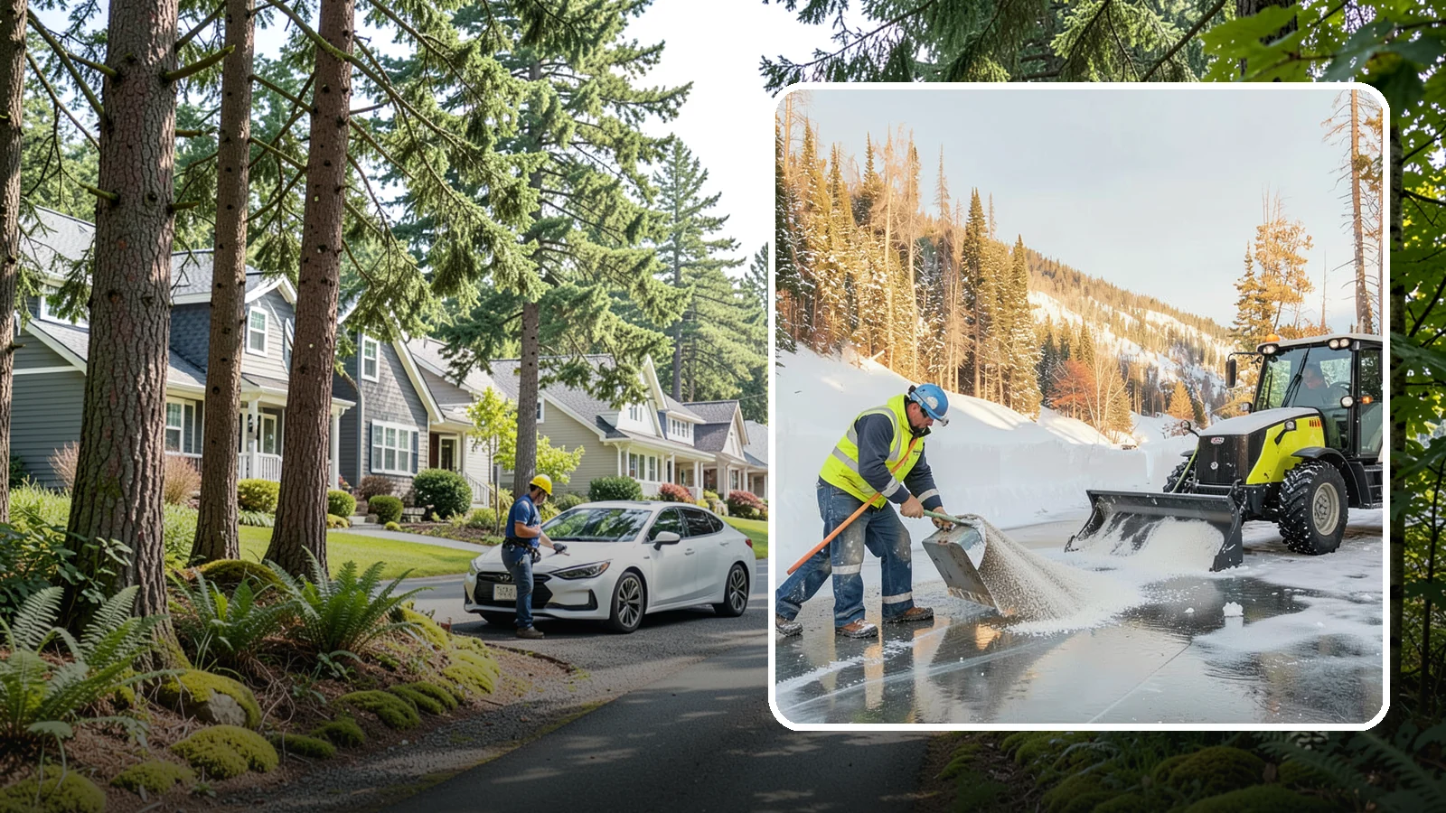 Snow Melter Service in Normandy Park, King County, WA - Our snow melters convert piled snow to water on site, eliminating hauling on space-limited properties.