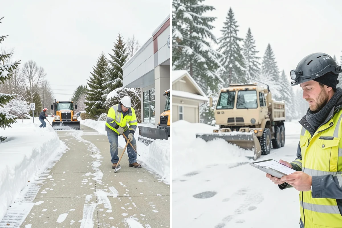 Snow Melter Service in Oak Harbor, Island County, WA - Position the melter near piled snow and a drainage outlet