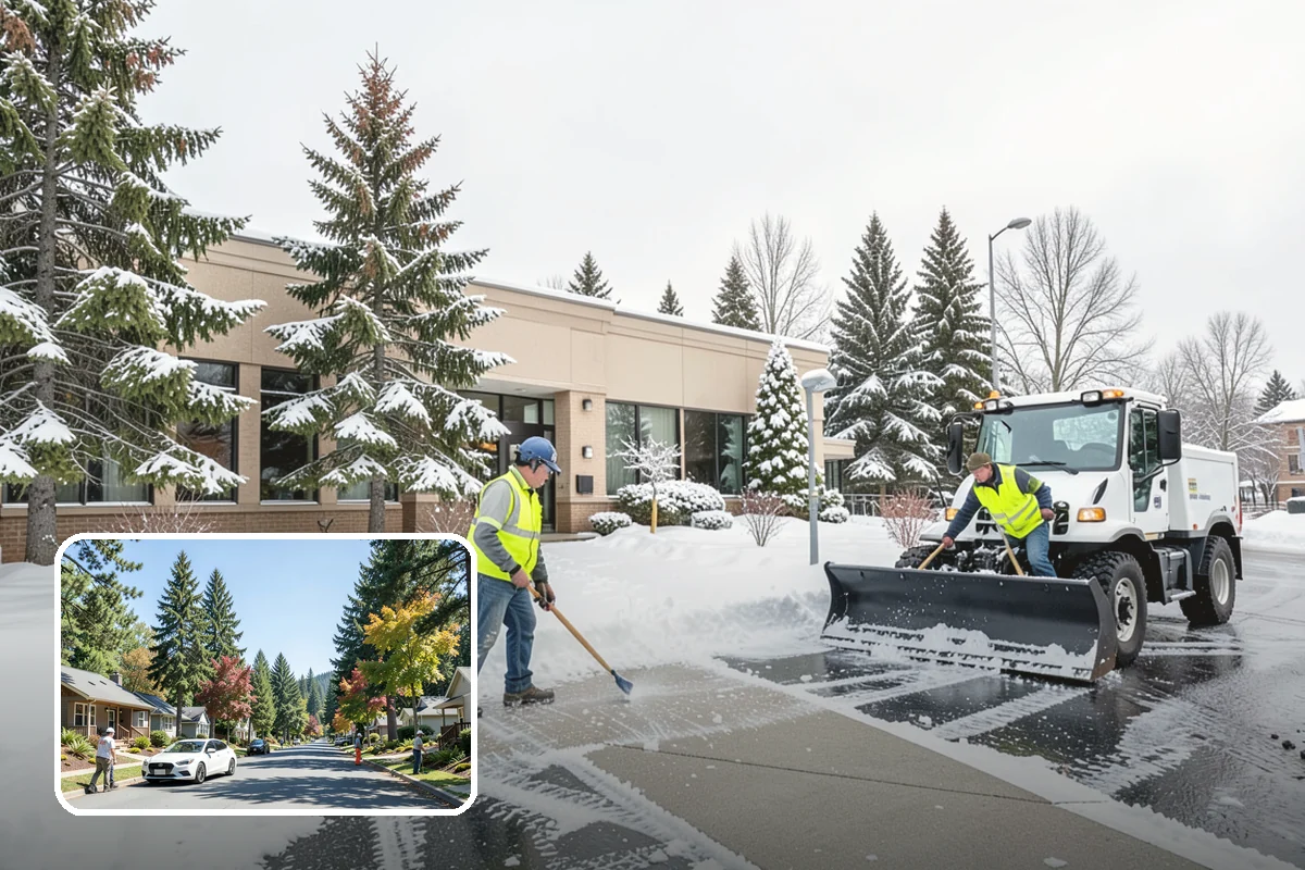 Snow Melter Service in Orting, Pierce County, WA - On-site conversion of snow to water with no hauling