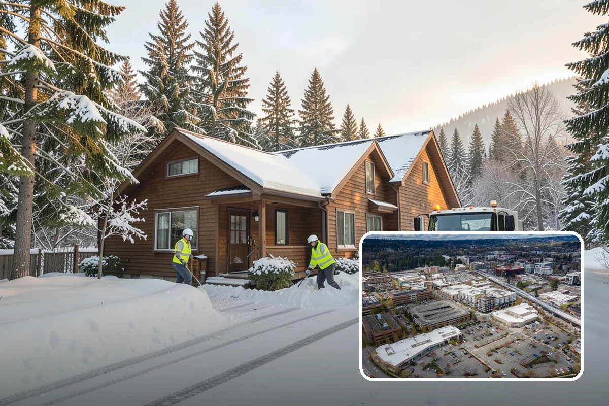 Snow Melter Service in Redmond, King County, WA - On-site conversion of snow to water with no hauling