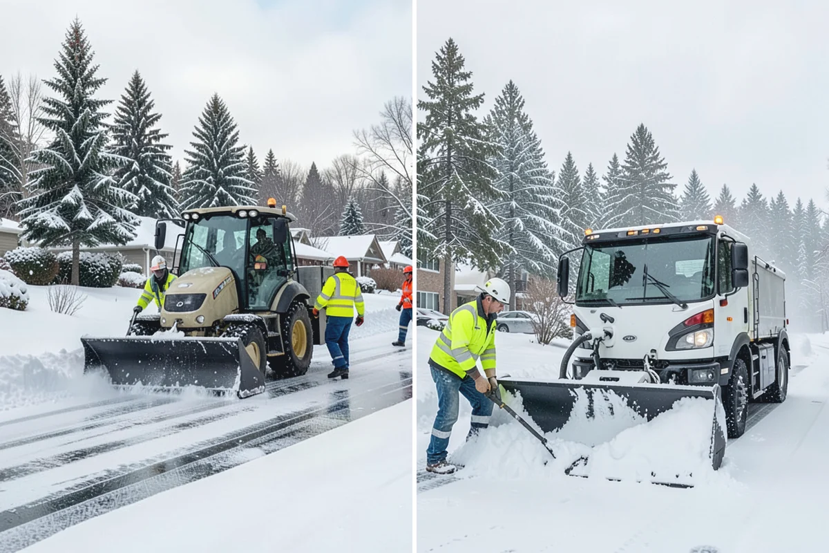 Snow Melter Service in Renton, King County, WA - Position the melter near piled snow and a drainage outlet