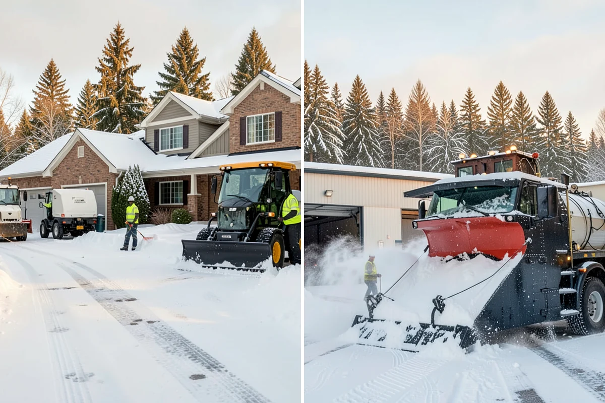 Snow Melter Service in Seattle, King County, WA - Position the melter near piled snow and a drainage outlet