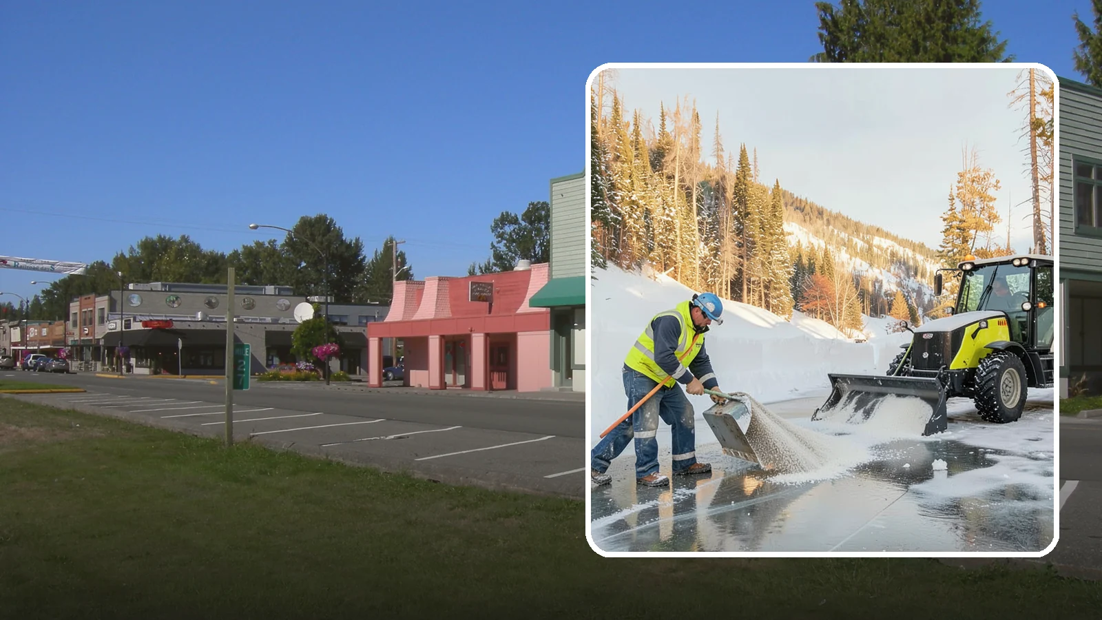 Snow Melter Service in Snoqualmie, King County, WA - Our snow melters convert piled snow to water on site, eliminating hauling on space-limited properties.