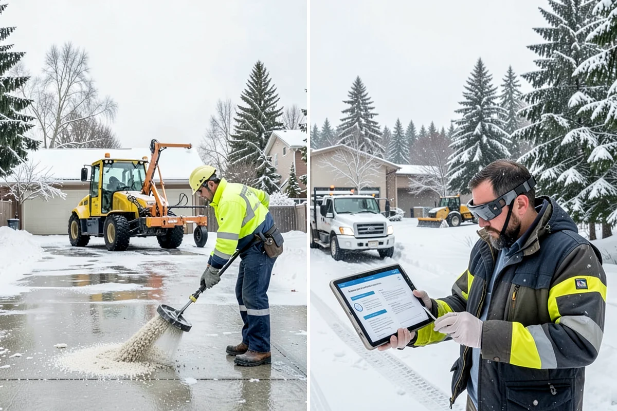 Snow Melter Service in Snoqualmie, King County, WA - Position the melter near piled snow and a drainage outlet
