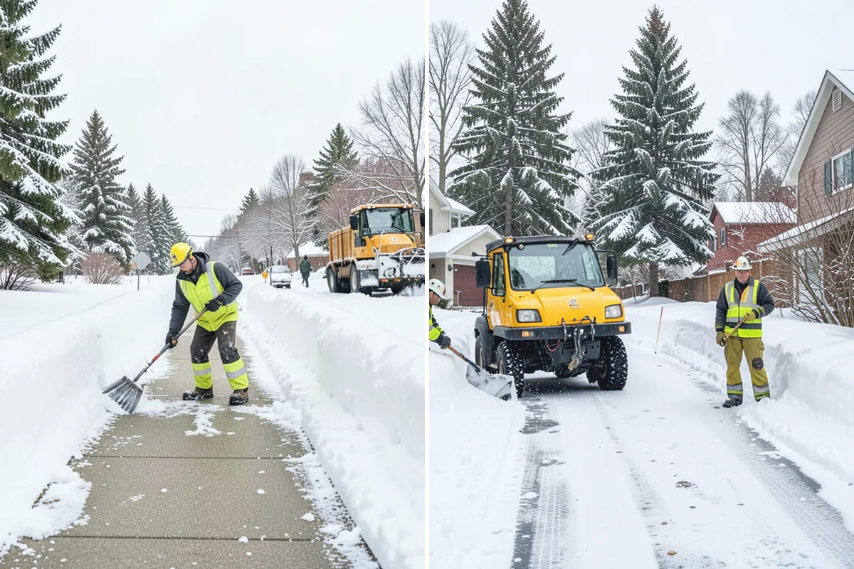 Snow Melter Service in South Prairie, Pierce County, WA - Position the melter near piled snow and a drainage outlet