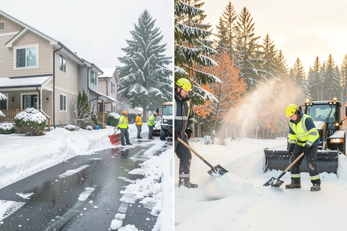 Snow Melter Service in Steilacoom, Pierce County, WA - Position the melter near piled snow and a drainage outlet
