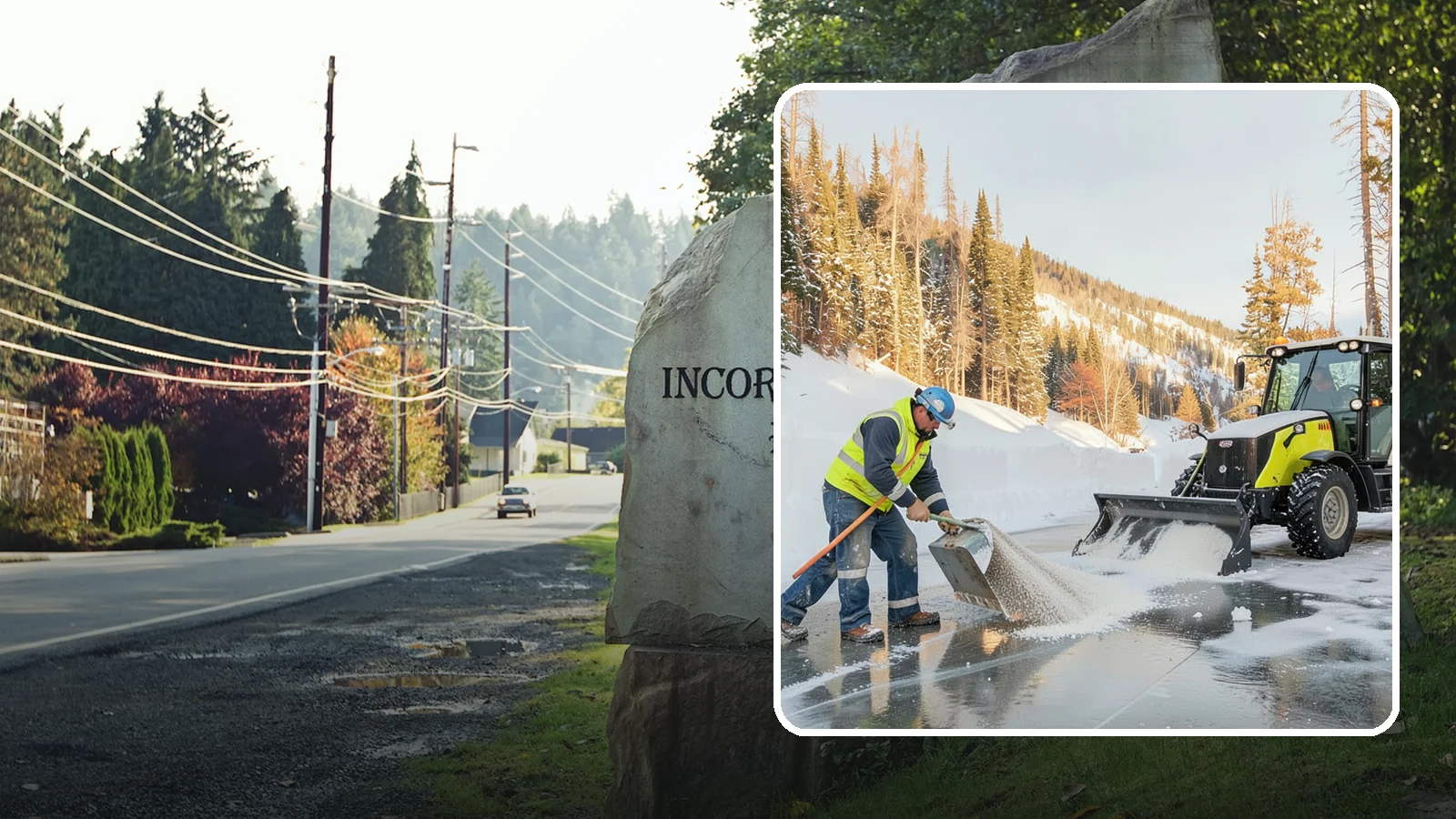 Snow Melter Service in Wilkeson, Pierce County, WA - Our snow melters convert piled snow to water on site, eliminating hauling on space-limited properties.