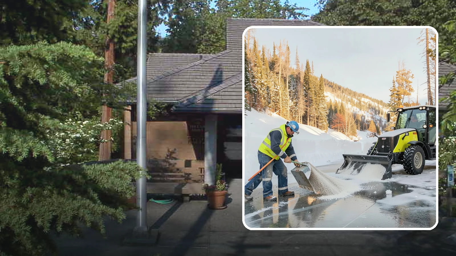 Snow Melter Service in Yarrow Point, King County, WA - Our snow melters convert piled snow to water on site, eliminating hauling on space-limited properties.