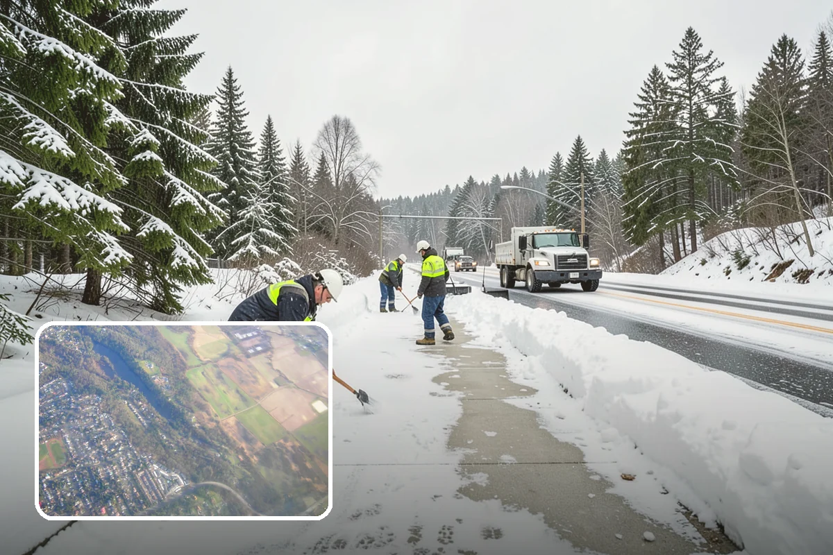 Snow Pile Management in Algona, King County, WA - Keeps piles from blocking sightlines and access