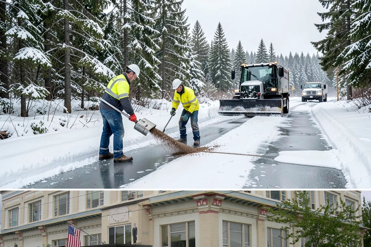 Snow Pile Management in Anacortes, Skagit County, WA - Snow pile management runs across the full winter as piles accumulate, shift, and eventually exceed a property's storage capacity.