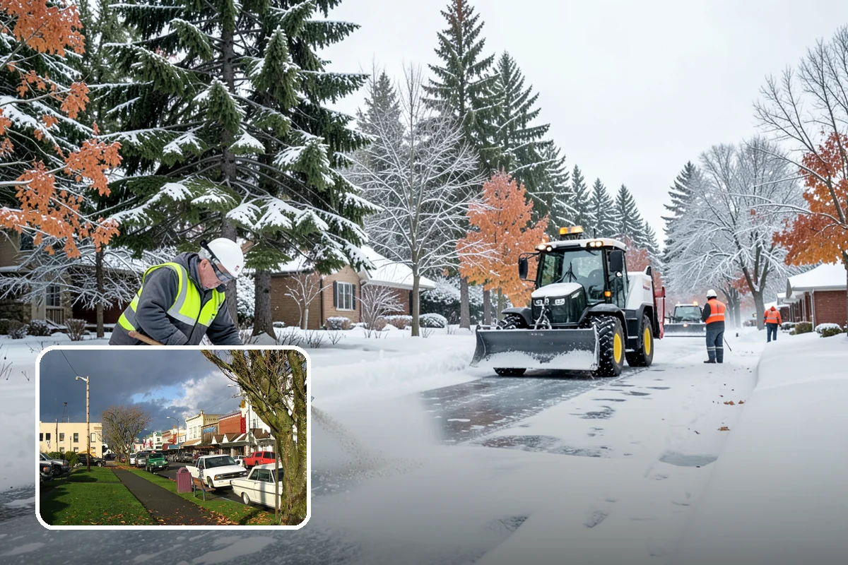 Snow Pile Management in Arlington, Snohomish County, WA - Keeps piles from blocking sightlines and access