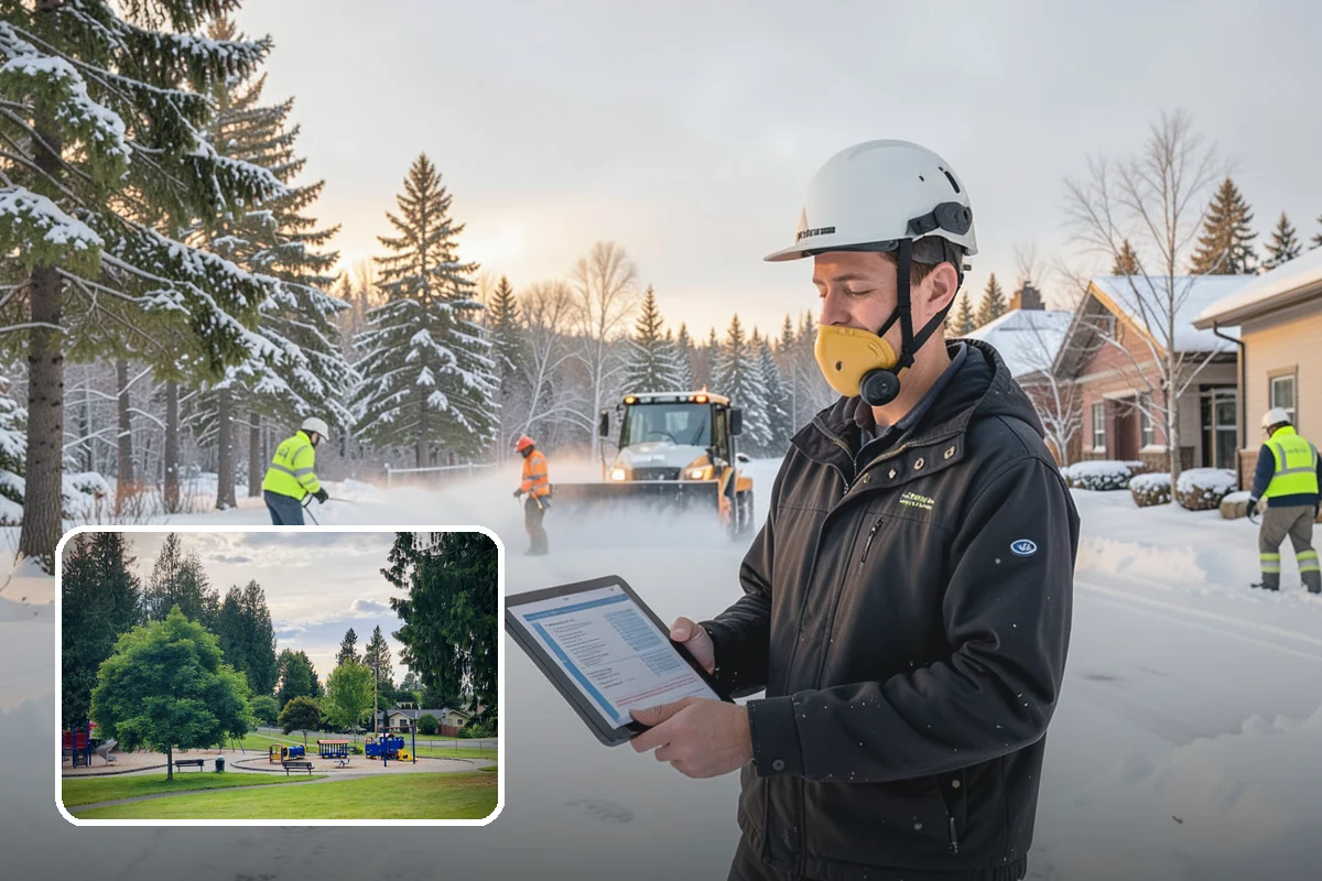Snow Pile Management in Bonney Lake, Pierce County, WA - Keeps piles from blocking sightlines and access