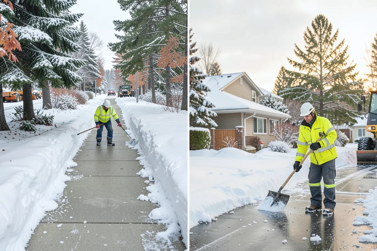 Snow Pile Management in Bonney Lake, Pierce County, WA - Monitor pile height and meltwater flow
