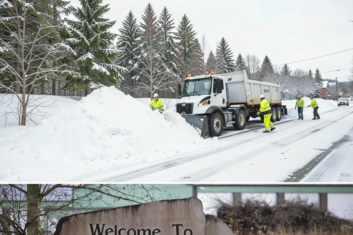 Snow Pile Management in Buckley, Pierce County, WA - Snow pile management runs across the full winter as piles accumulate, shift, and eventually exceed a property's storage capacity.