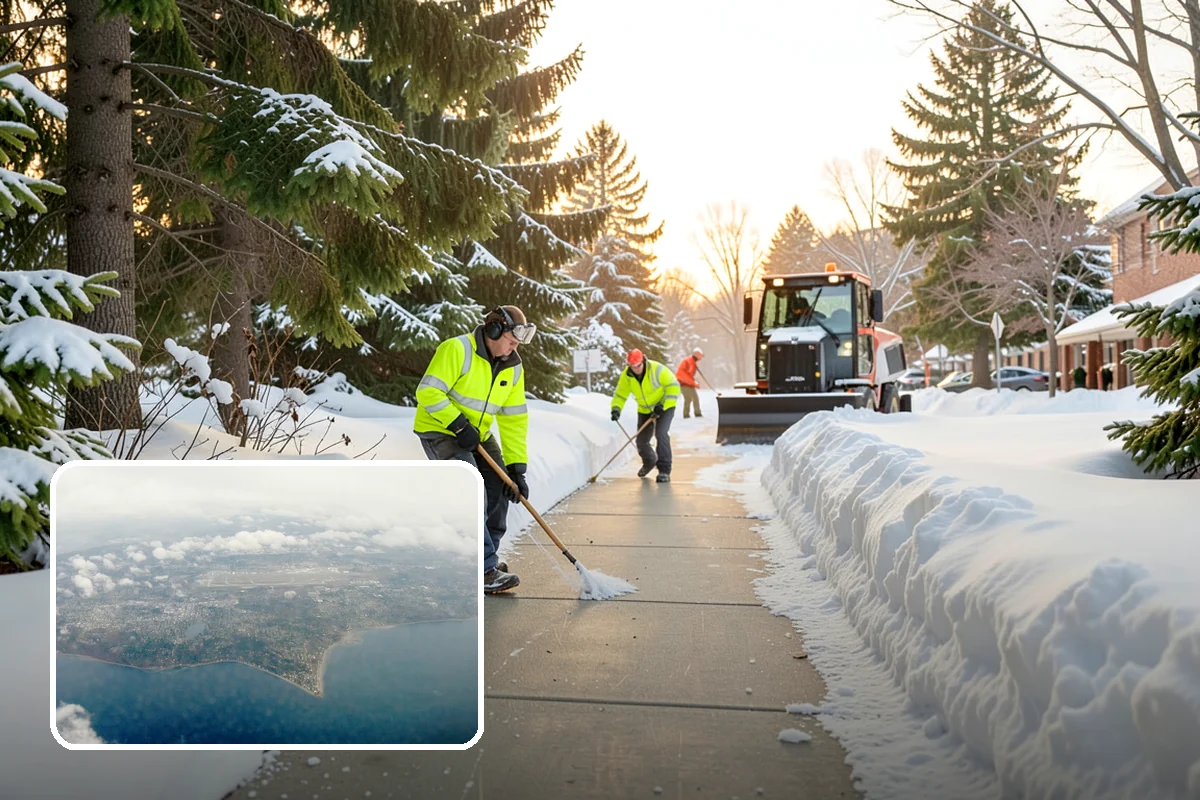 Snow Pile Management in Burien, King County, WA - Keeps piles from blocking sightlines and access