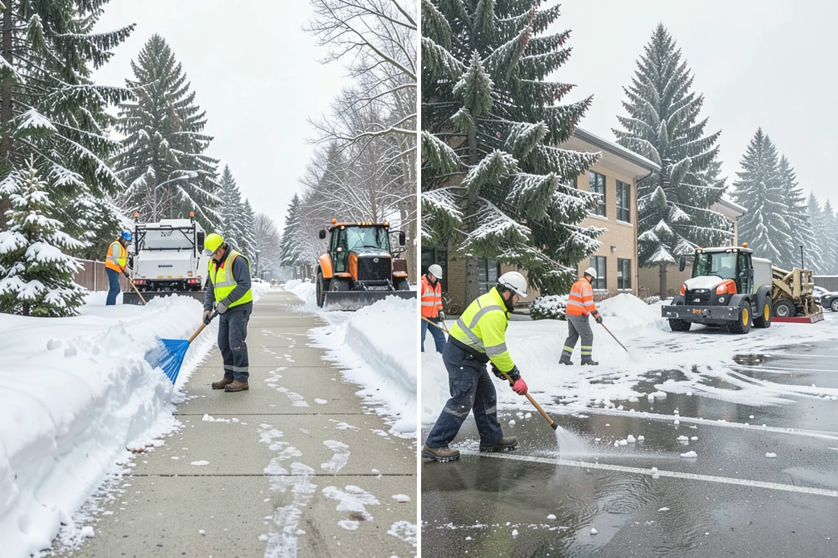 Snow Pile Management in Carnation, King County, WA - Monitor pile height and meltwater flow