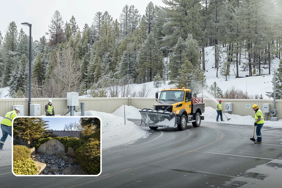 Snow Pile Management in Clyde Hill, King County, WA - Keeps piles from blocking sightlines and access