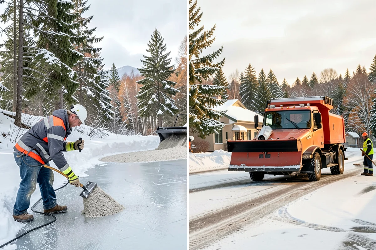Snow Pile Management in Clyde Hill, King County, WA - Monitor pile height and meltwater flow