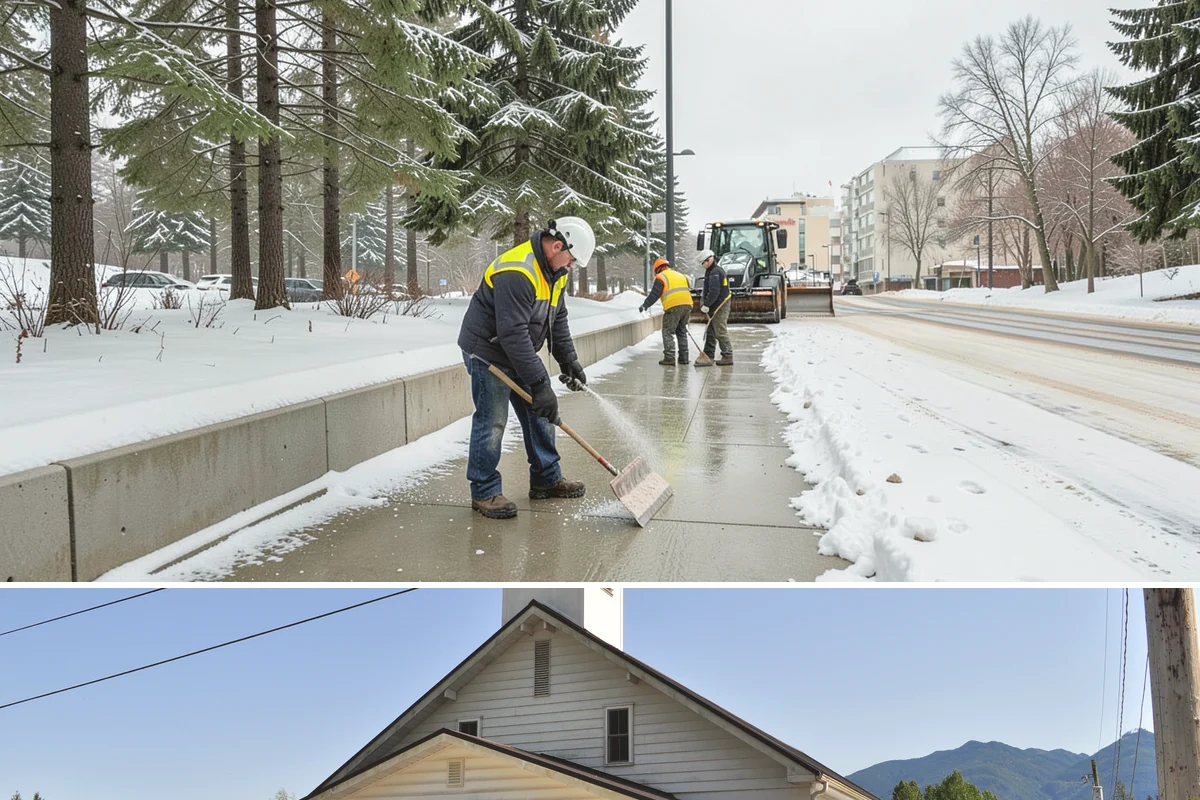 Snow Pile Management in Concrete, Skagit County, WA - Snow pile management runs across the full winter as piles accumulate, shift, and eventually exceed a property's storage capacity.