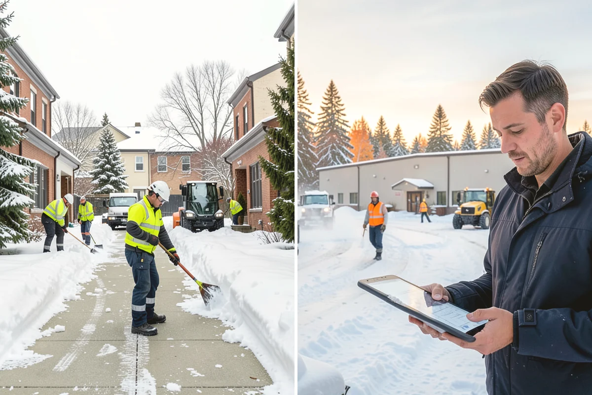 Snow Pile Management in Covington, King County, WA - Monitor pile height and meltwater flow