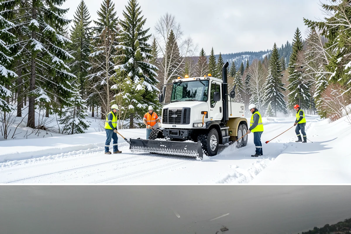 Snow Pile Management in Des Moines, King County, WA - Snow pile management runs across the full winter as piles accumulate, shift, and eventually exceed a property's storage capacity.