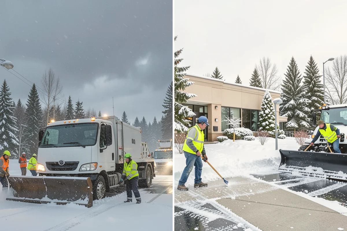 Snow Pile Management in Edmonds, Snohomish County, WA - Monitor pile height and meltwater flow