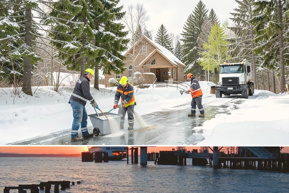 Snow Pile Management in Edmonds, Snohomish County, WA - Snow pile management runs across the full winter as piles accumulate, shift, and eventually exceed a property's storage capacity.