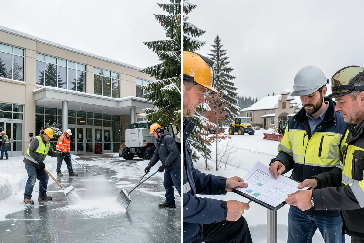 Snow Pile Management in Enumclaw, King County, WA - Monitor pile height and meltwater flow