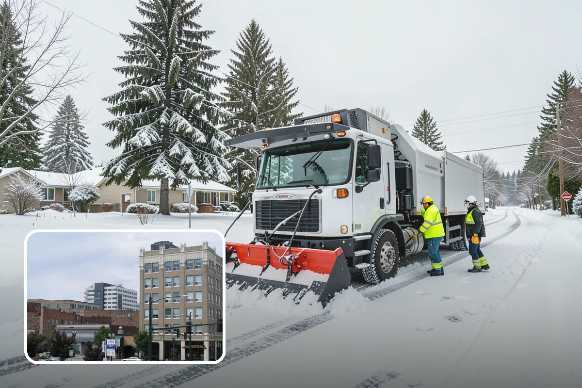 Snow Pile Management in Everett, Snohomish County, WA - Keeps piles from blocking sightlines and access