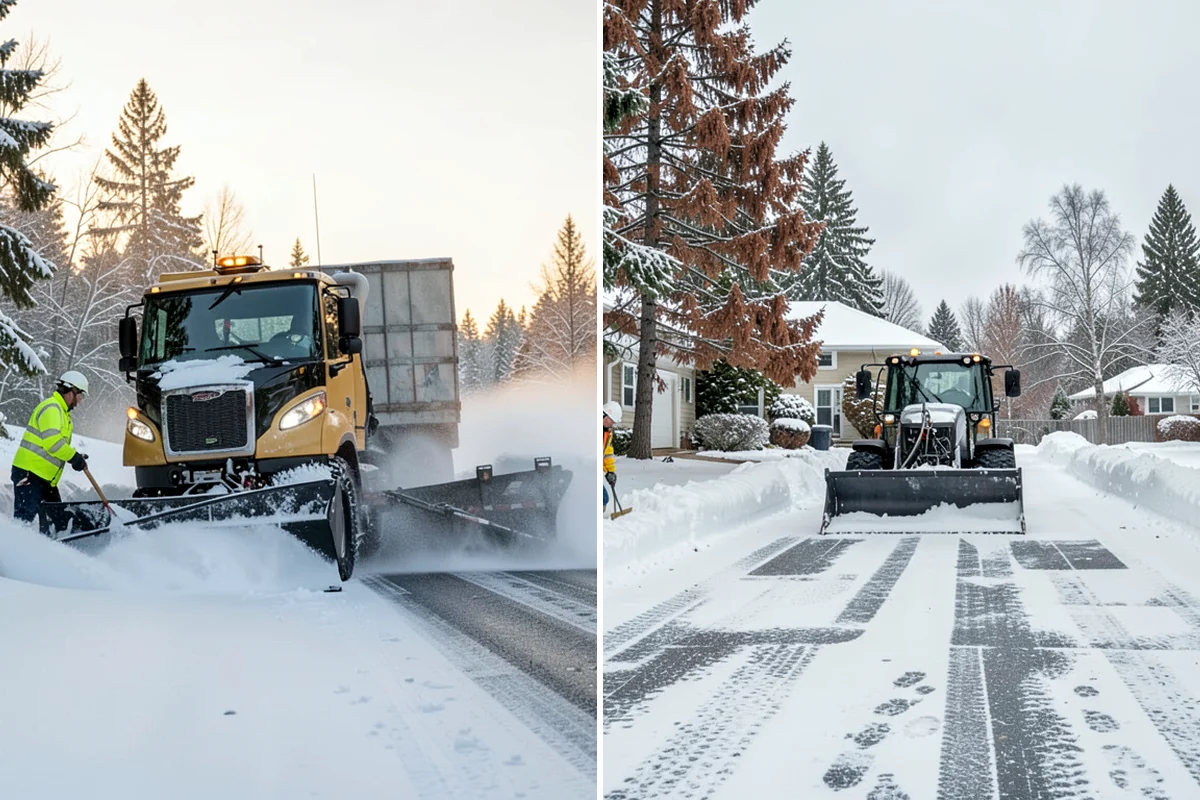 Snow Pile Management in Fircrest, Pierce County, WA - Monitor pile height and meltwater flow
