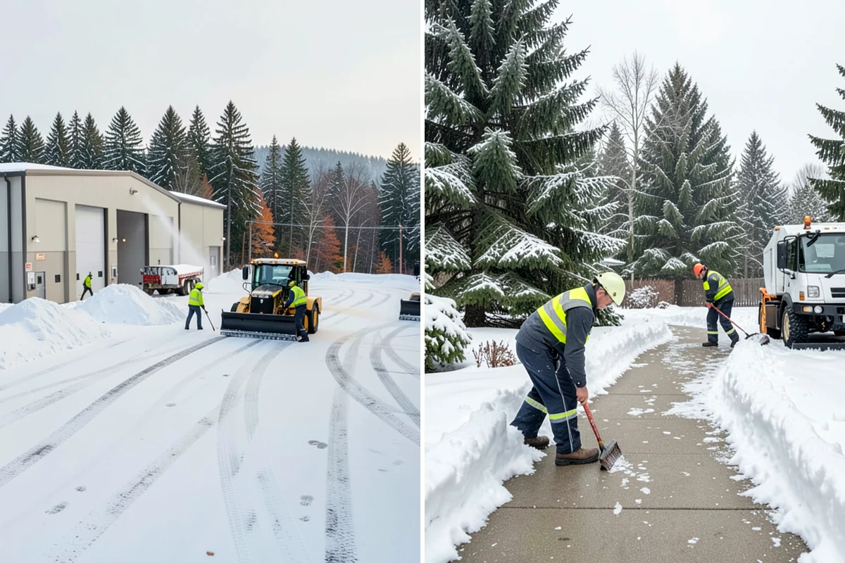 Snow Pile Management in Hunts Point, King County, WA - Monitor pile height and meltwater flow