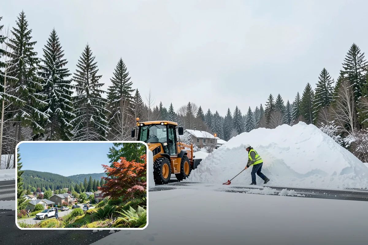 Snow Pile Management in Index, Snohomish County, WA - Keeps piles from blocking sightlines and access