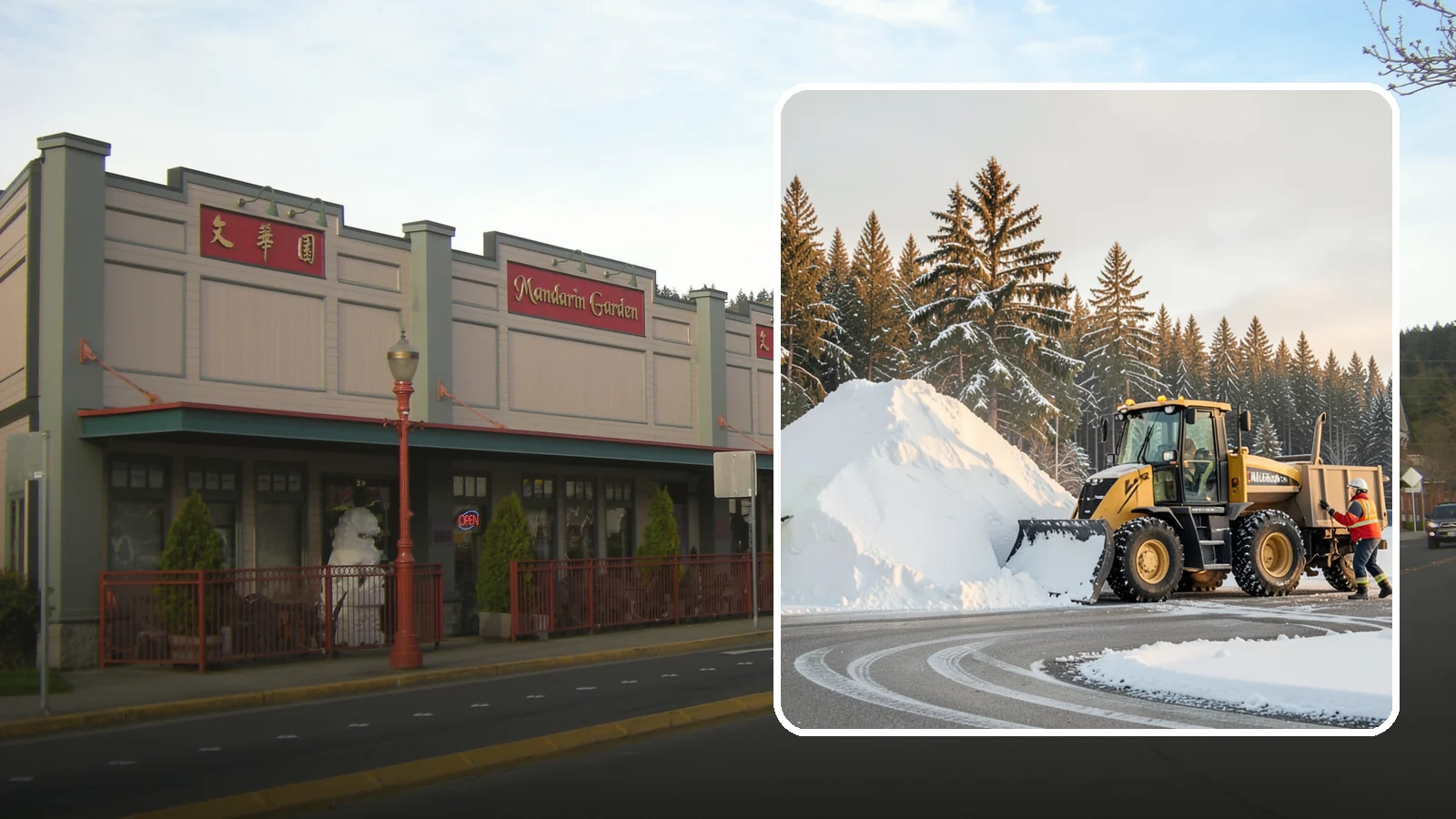 Snow Pile Management in Issaquah, King County, WA - We manage existing snow piles over the season so they never become a hazard or an obstruction.