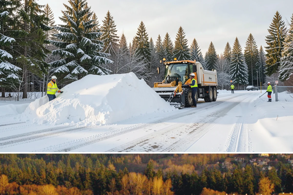 Snow Pile Management in Kenmore, King County, WA - Snow pile management runs across the full winter as piles accumulate, shift, and eventually exceed a property's storage capacity.