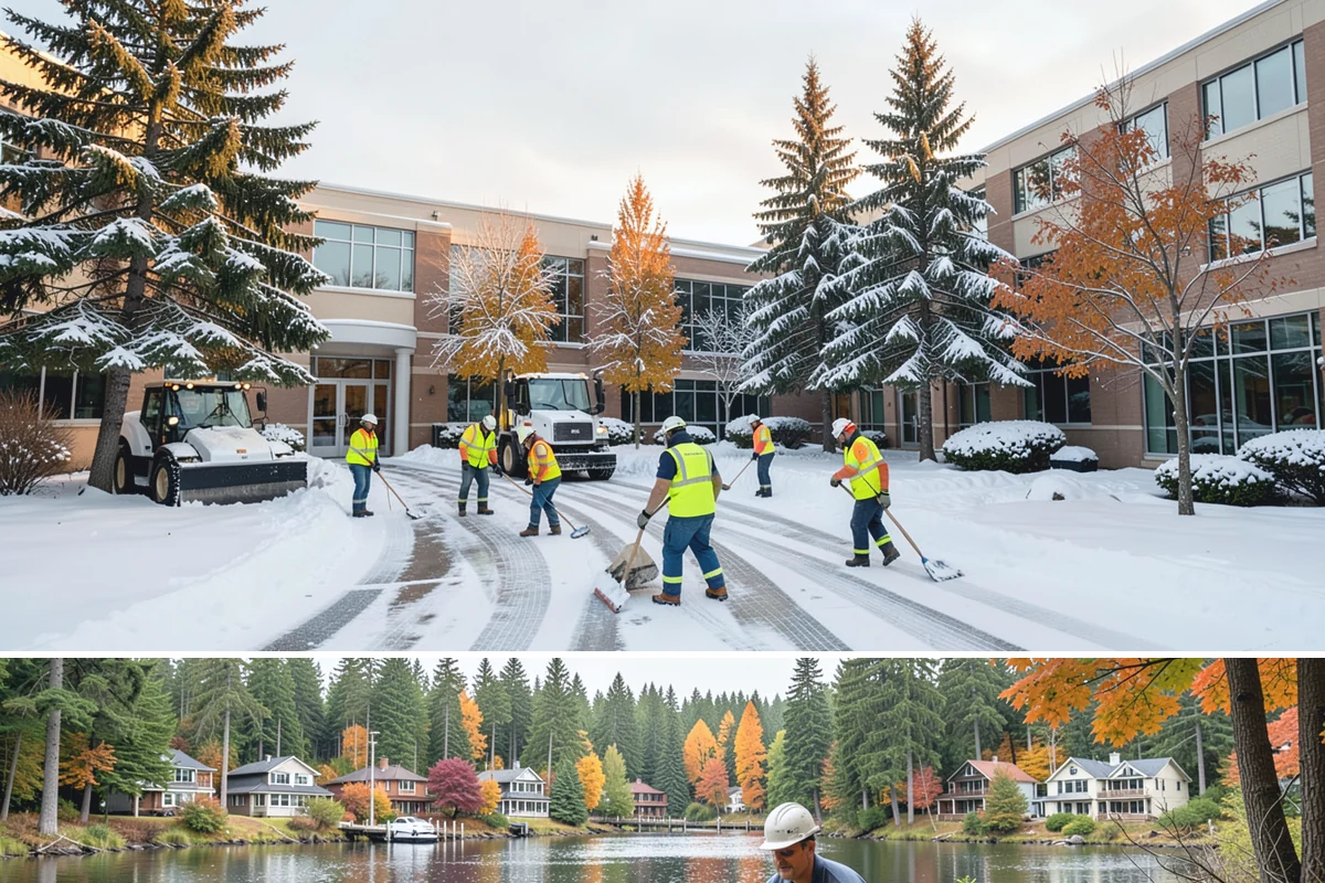 Snow Pile Management in La Conner, Skagit County, WA - Snow pile management runs across the full winter as piles accumulate, shift, and eventually exceed a property's storage capacity.