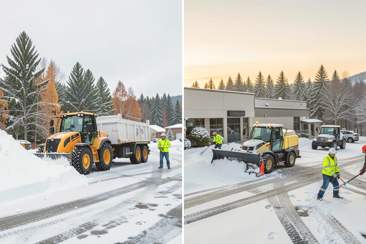 Snow Pile Management in Langley, Island County, WA - Monitor pile height and meltwater flow