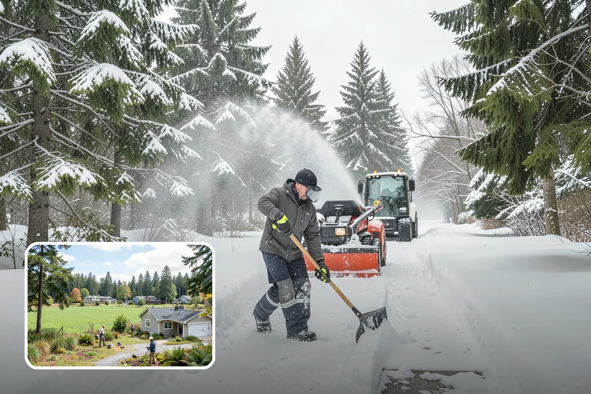 Snow Pile Management in Lyman, Skagit County, WA - Keeps piles from blocking sightlines and access
