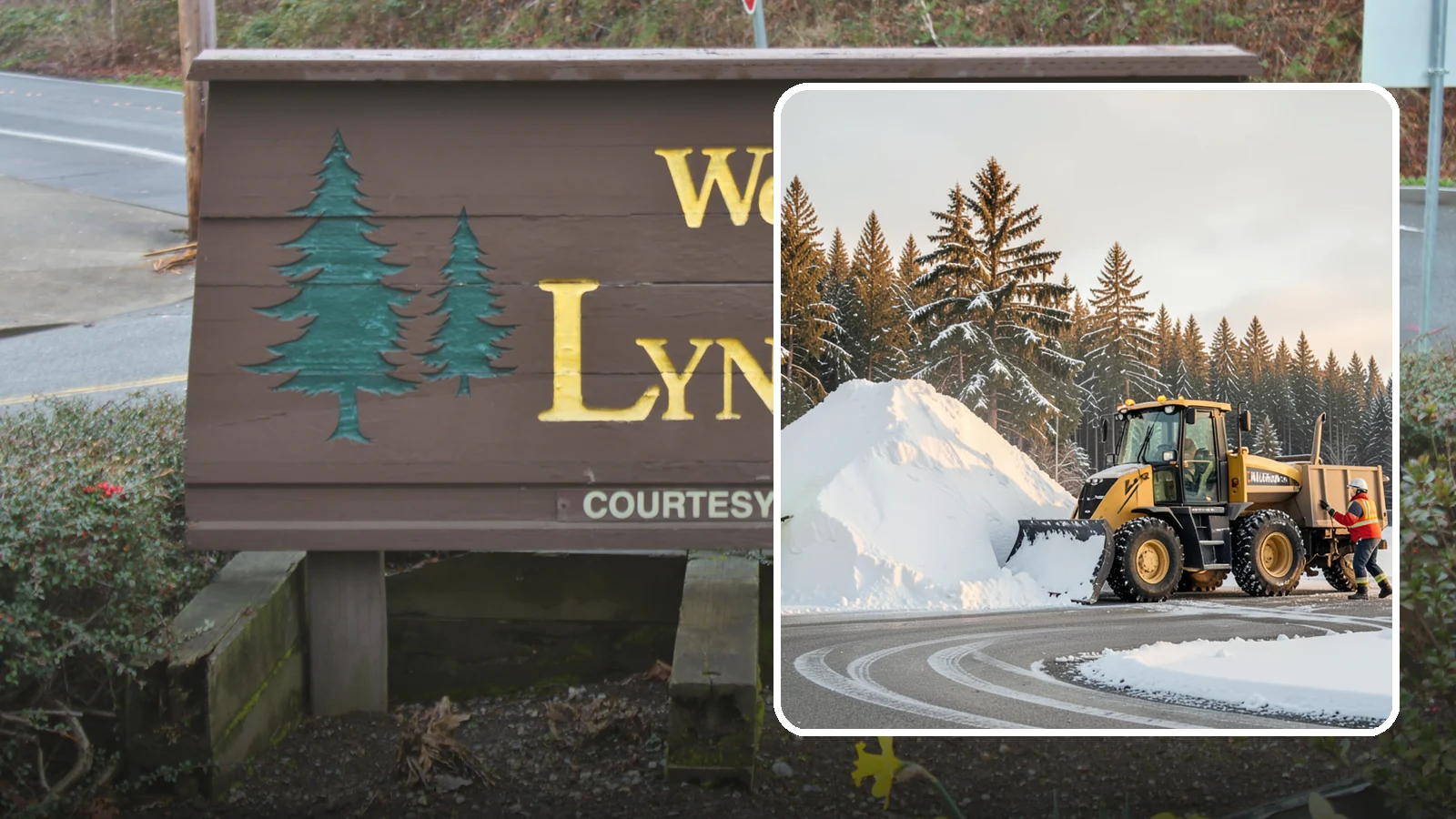 Snow Pile Management in Lynnwood, Snohomish County, WA - We manage existing snow piles over the season so they never become a hazard or an obstruction.
