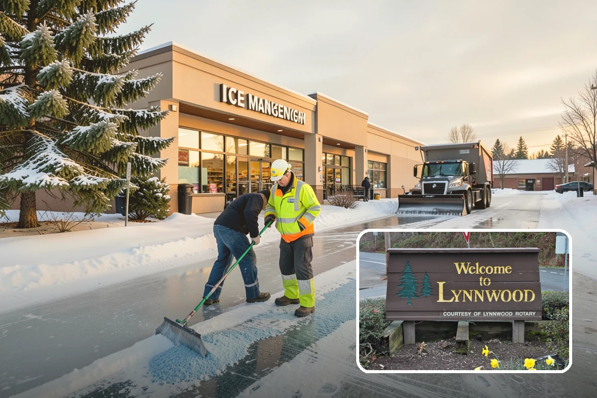 Snow Pile Management in Lynnwood, Snohomish County, WA - Keeps piles from blocking sightlines and access