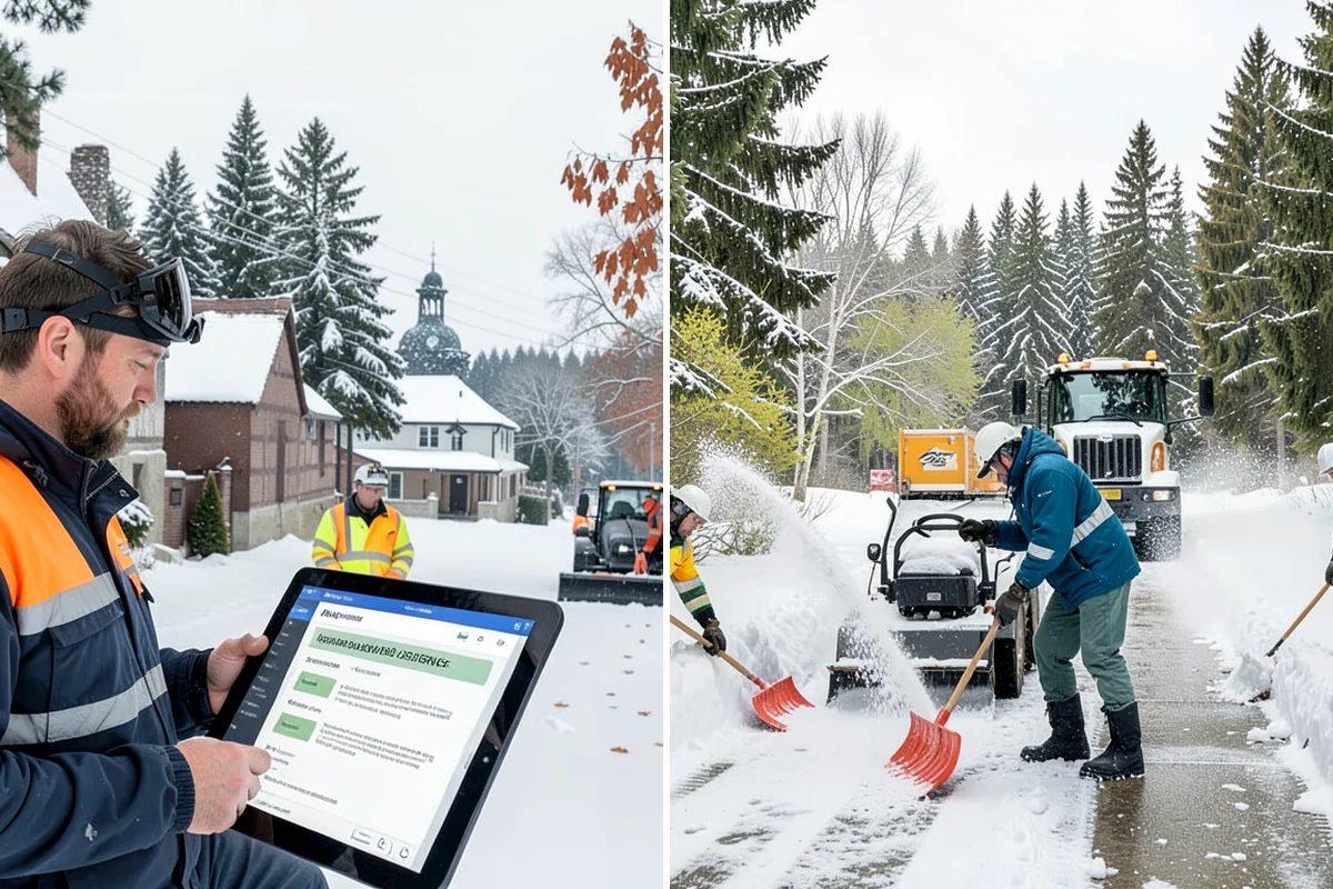 Snow Pile Management in Maple Valley, King County, WA - Monitor pile height and meltwater flow
