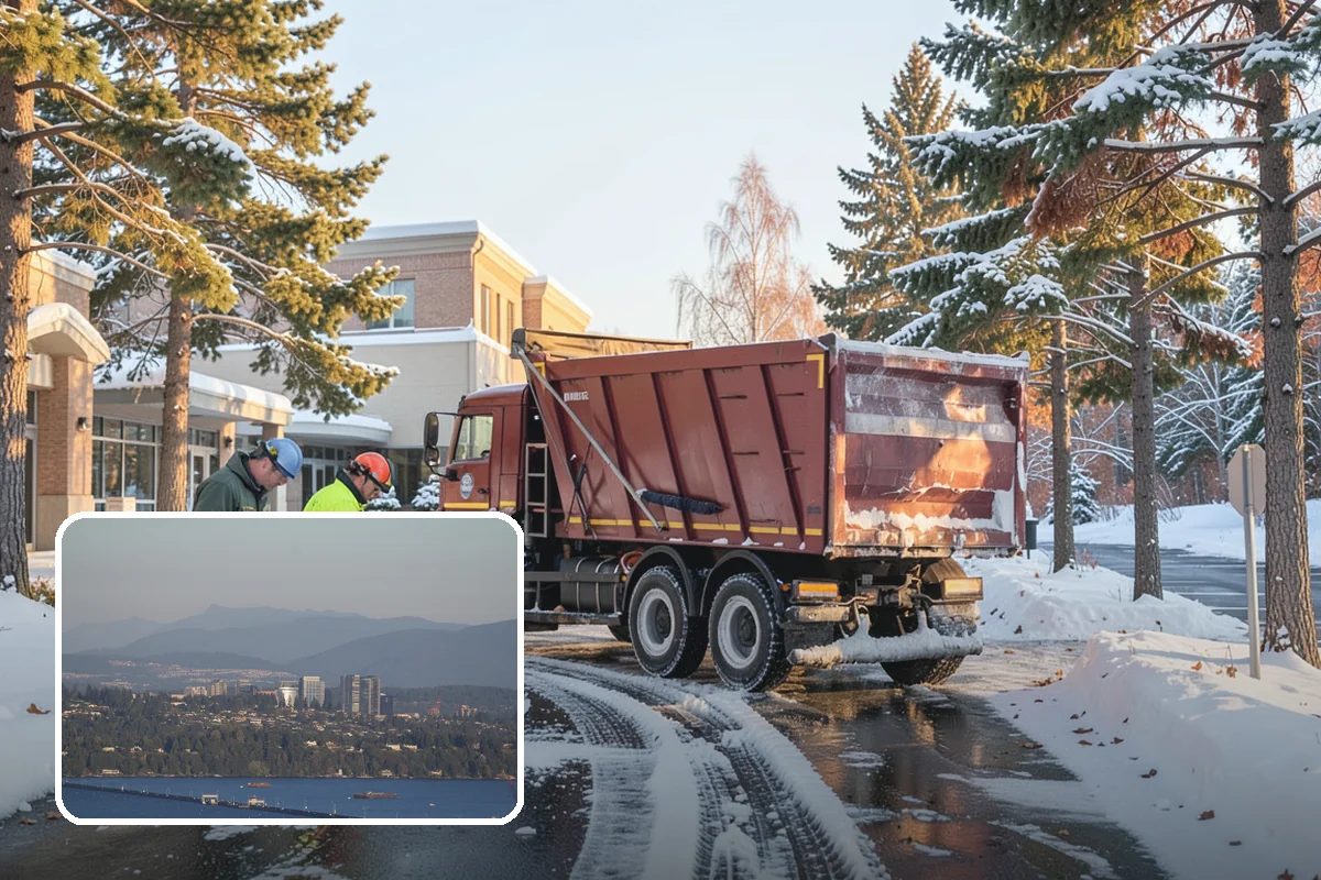Snow Pile Management in Medina, King County, WA - Keeps piles from blocking sightlines and access