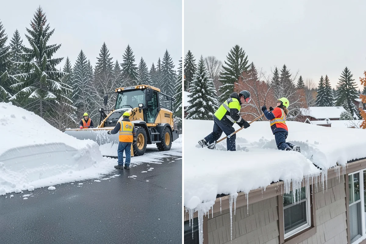Snow Pile Management in Medina, King County, WA - Monitor pile height and meltwater flow