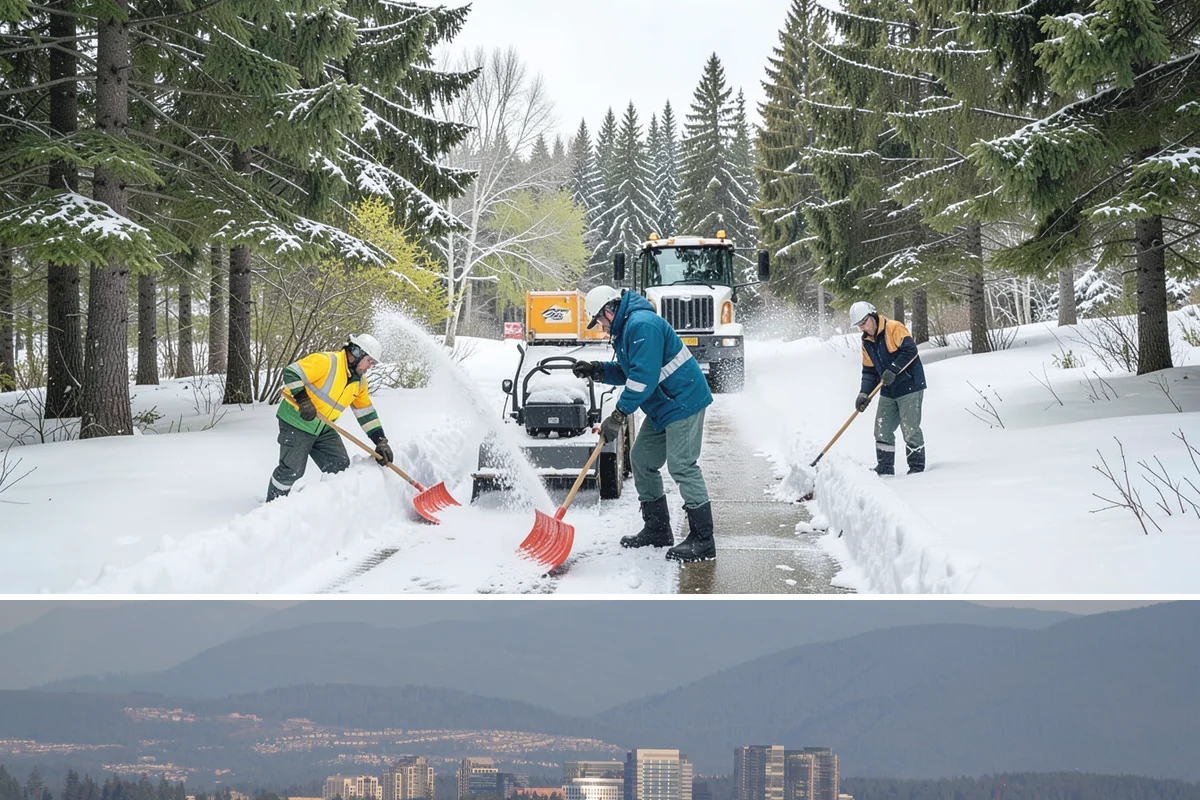 Snow Pile Management in Medina, King County, WA - Snow pile management runs across the full winter as piles accumulate, shift, and eventually exceed a property's storage capacity.
