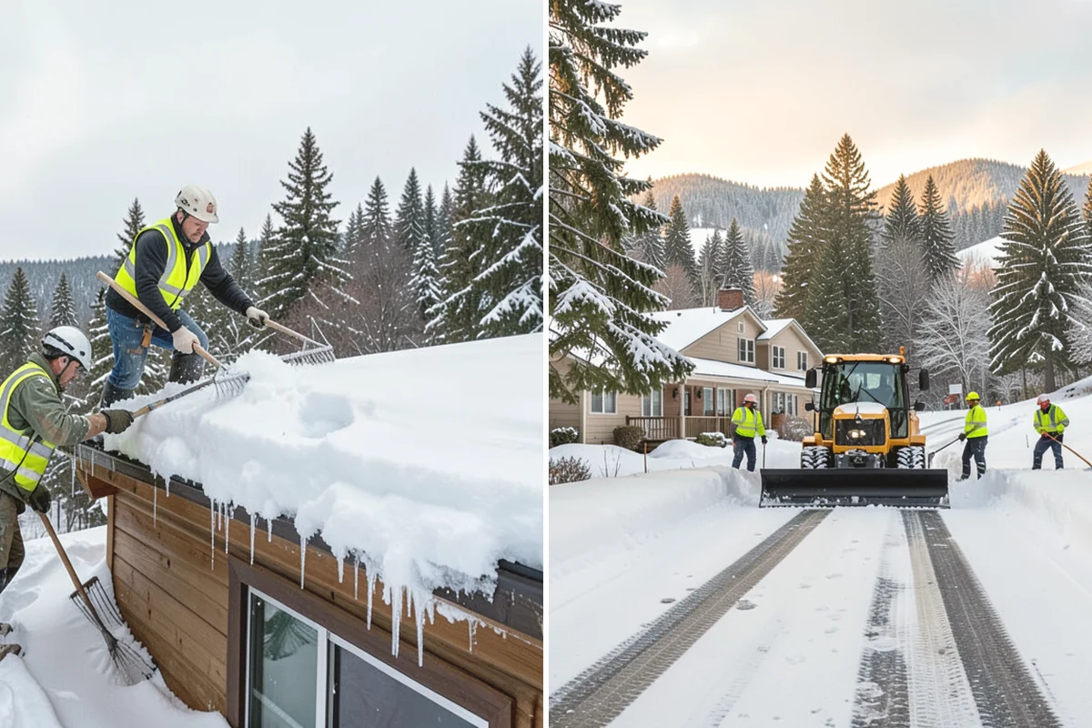 Snow Pile Management in Mercer Island, King County, WA - Monitor pile height and meltwater flow